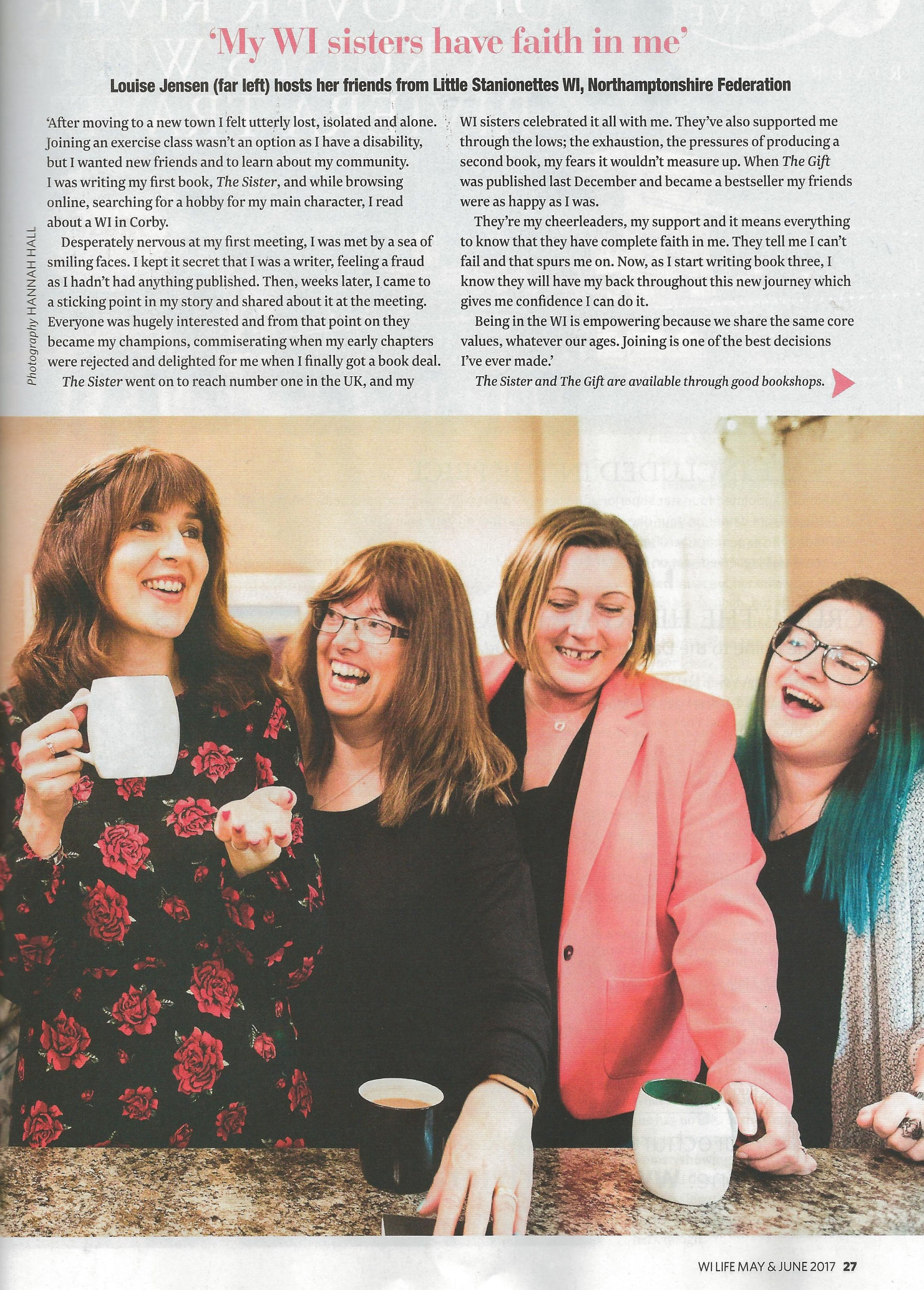 My WI sisters have faith in me