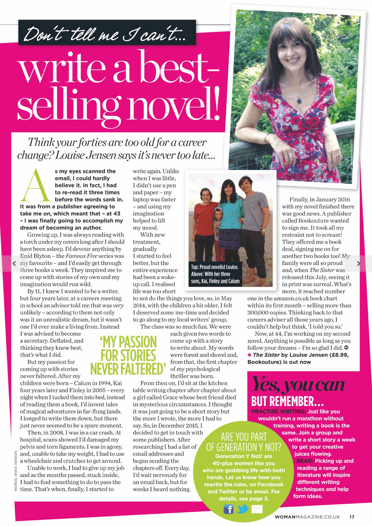 Woman Magazine September 2016